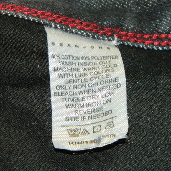 Plaid Peacoat Designer Hip Hop Sean John Size Large - Picture 14 of 14